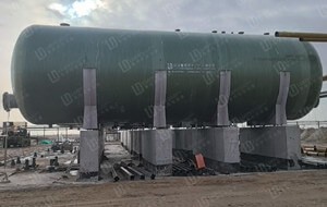 鲁迪石化玻璃钢储罐在哈萨克斯坦顺利投产